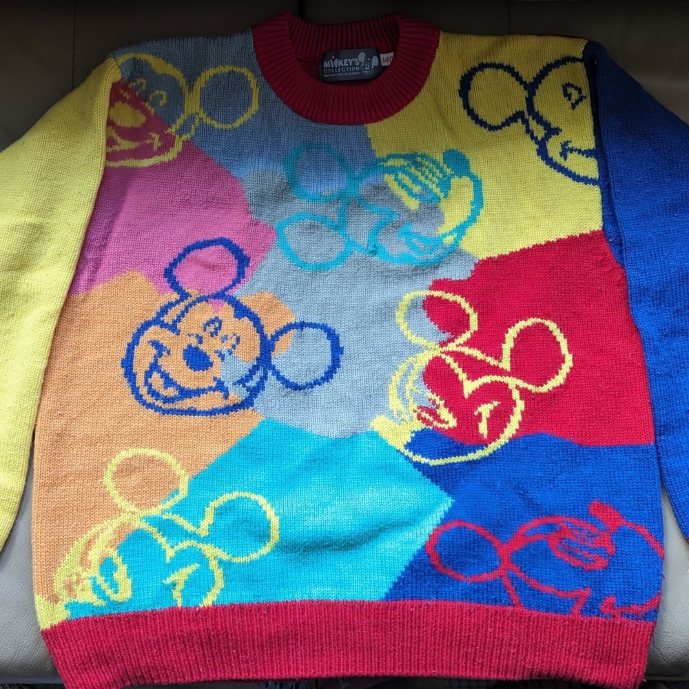 Vintage Disney Mickey Multicolor Sweater